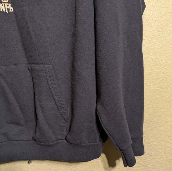 NFL Chicago Bears Navy Hoodie Size Large Pre-owned - Picture 6 of 9